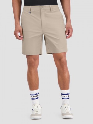 Ben Sherman 4Way Stretch Tech Shorts Khaki | MDJAK4309