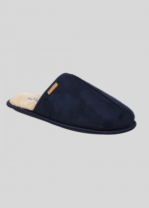 Ben Sherman Country Club Slipper Mørkeblå | ZJEWY2410