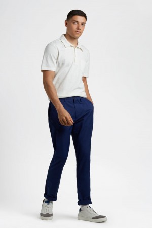 Ben Sherman Everyday Slim Fit Chino Bukser Mørkeblå | AFGDQ8319