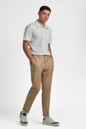 Ben Sherman Everyday Slim Fit Chino Bukser Brune | MLIEJ6304