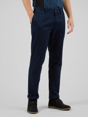 Ben Sherman Signature Slim Stretch Chino Bukser Mørkeblå | QBEMN5327