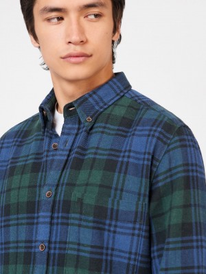 Ben Sherman Signature Tartan Check Skjorte Grøn | KWVMC9460