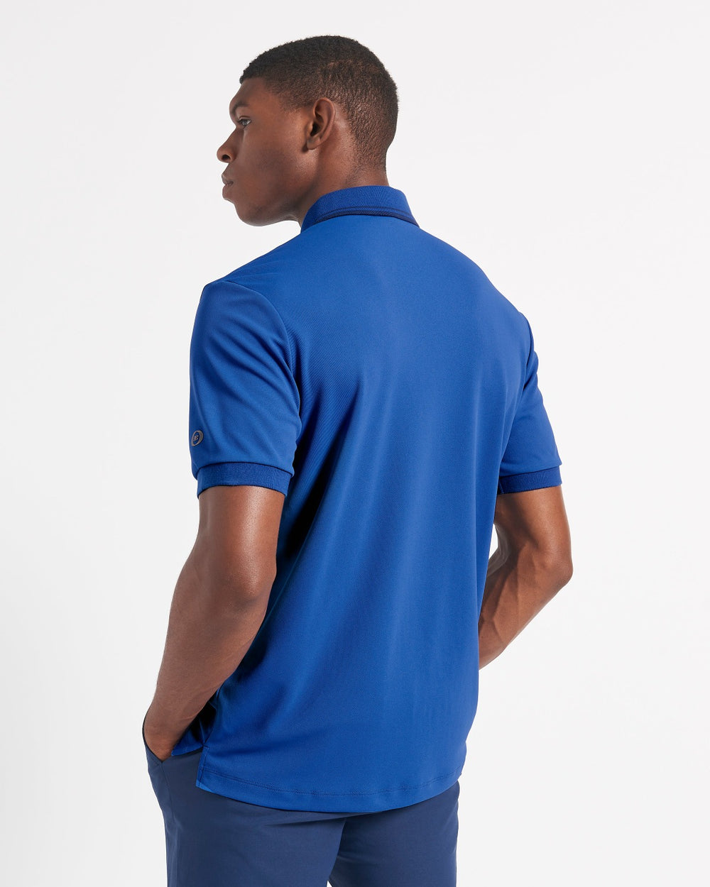 Ben Sherman 360 Motion Stretch Poloshirt Blå Kongeblå | ZFBME0435