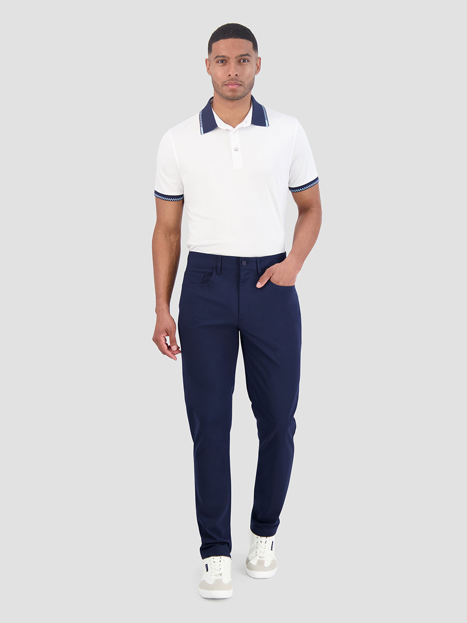 Ben Sherman 4Way Stretch Tech Long Bukser Mørkeblå | ZTHLA5128