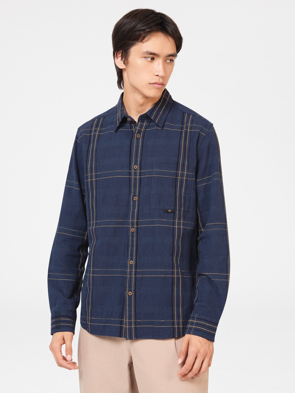 Ben Sherman B by Ben Sherman Indigo Check Skjorte Indigo | HCTVB4206