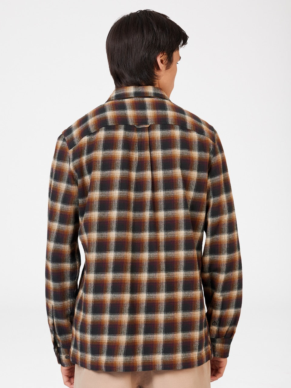 Ben Sherman B by Ben Sherman Ombre Check Skjorte Brune | AEMQJ6537