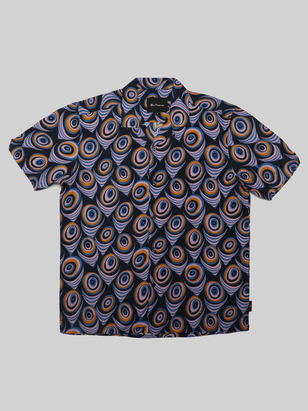 Ben Sherman B by Ben Sherman Psychedelic Print Skjorte Lilla | ZFOSD2963