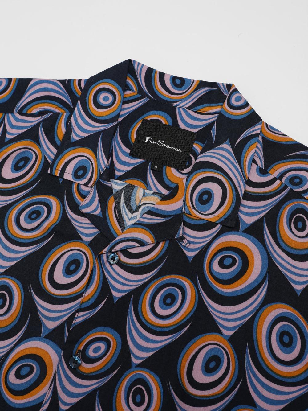 Ben Sherman B by Ben Sherman Psychedelic Print Skjorte Lilla | ZFOSD2963