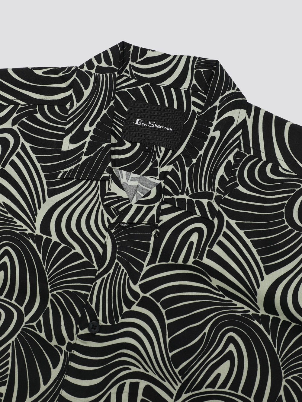 Ben Sherman B by Ben Sherman Psychedelic Swirl Print Skjorte Mintgrønne | BSPEL7258