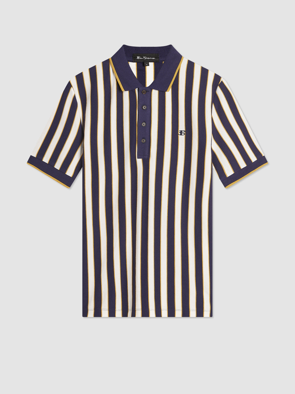 Ben Sherman B by Ben Sherman Vertical Stripe Poloshirt Lilla | JPIBX9584