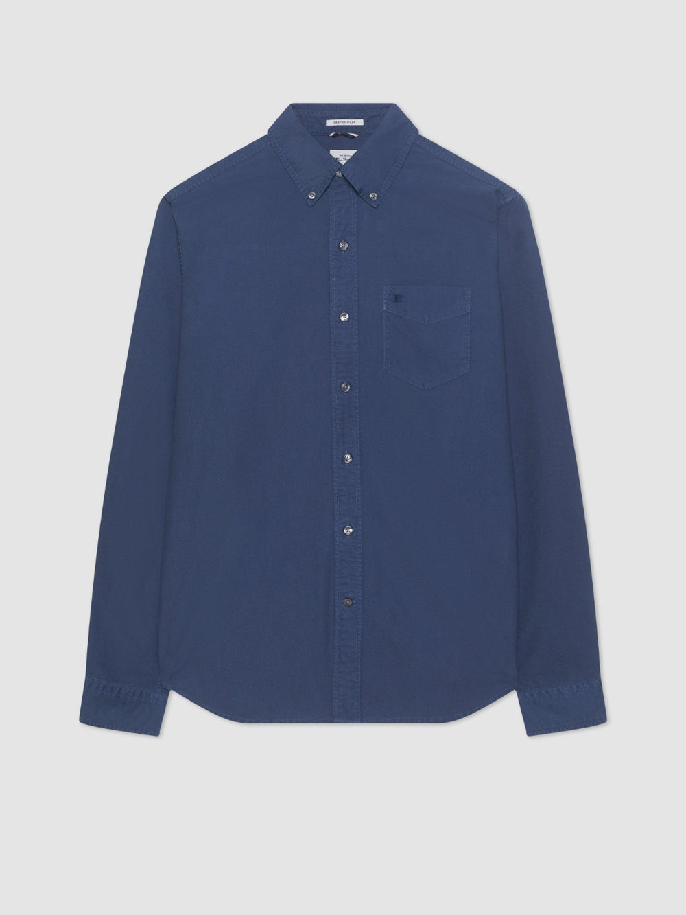 Ben Sherman Beatnik Oxford Garment Dye Skjorte Indigo | GNJRA4752