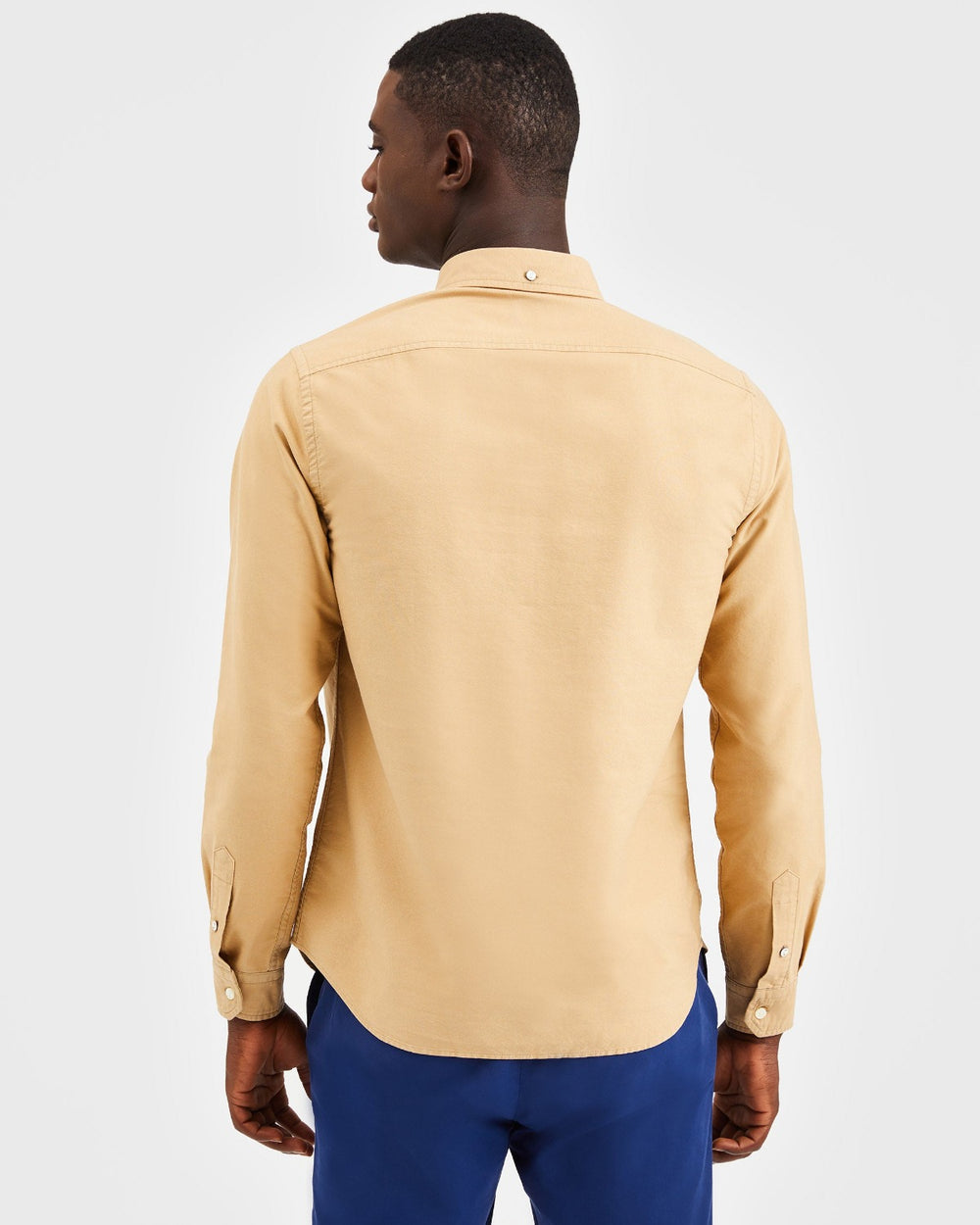 Ben Sherman Beatnik Oxford Garment Dye Skjorte Khaki | OJYSX4986