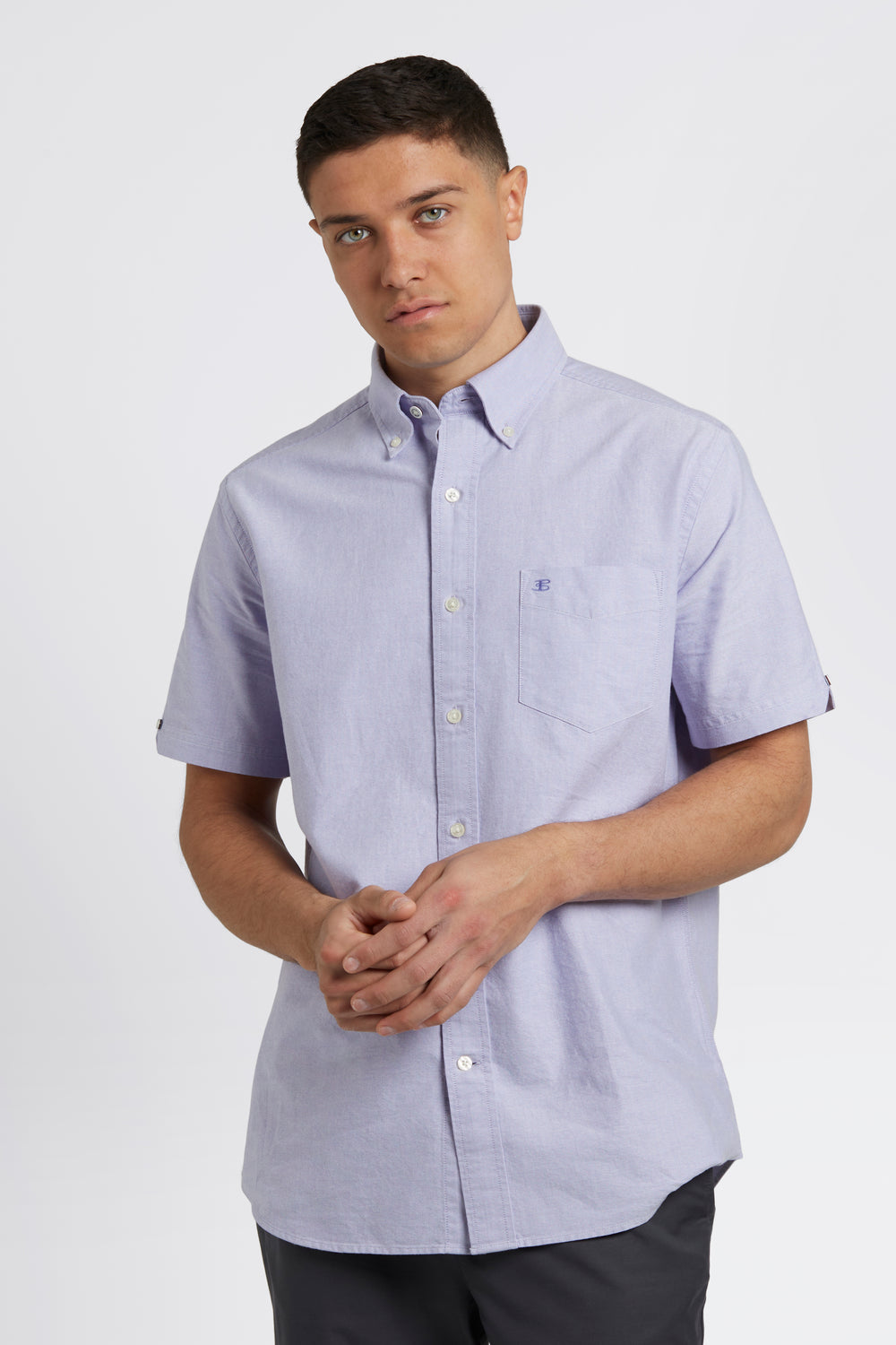 Ben Sherman Brighton Oxford Skjorte Lilla | TWQJB0239