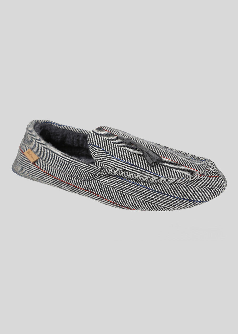 Ben Sherman Cliveden House Moccasin Slipper Grå | AHWDJ5406