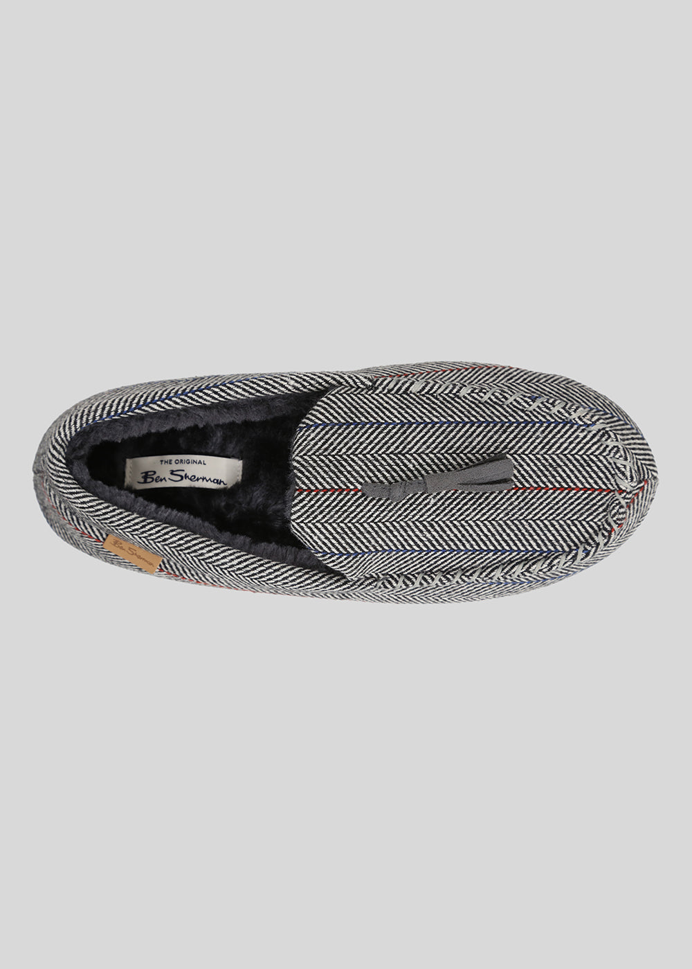 Ben Sherman Cliveden House Moccasin Slipper Grå | AHWDJ5406