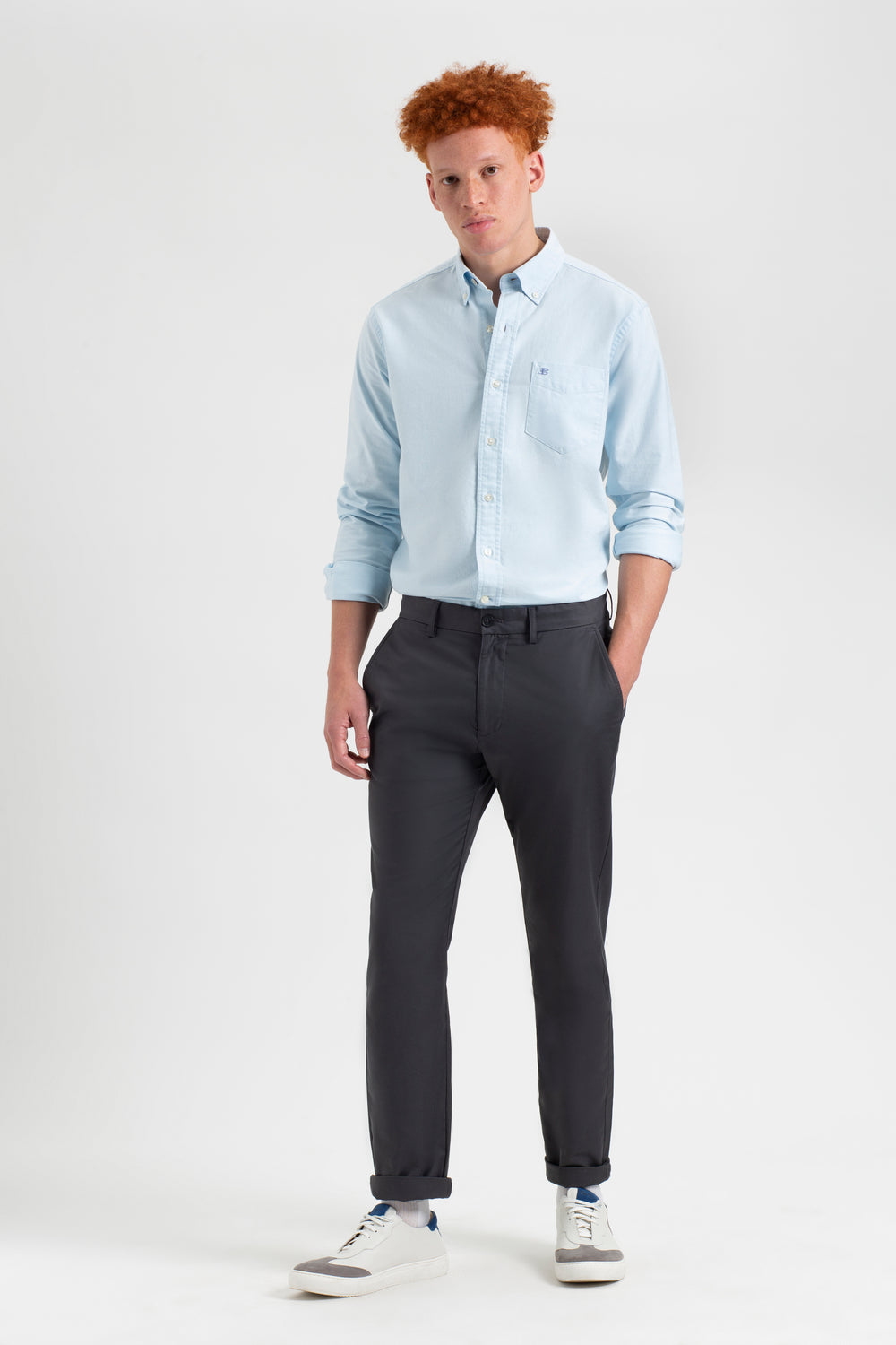 Ben Sherman Everyday Slim Fit Chino Bukser Grå | HVJYM4372