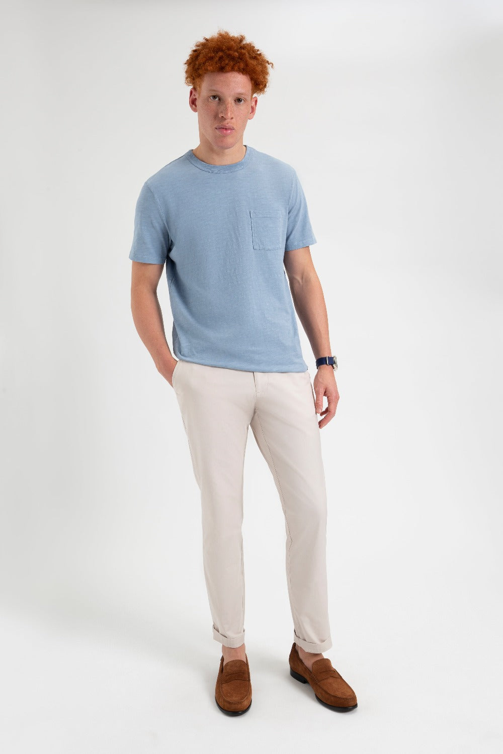 Ben Sherman Everyday Slim Fit Chino Bukser Hvide | PMNTA1906