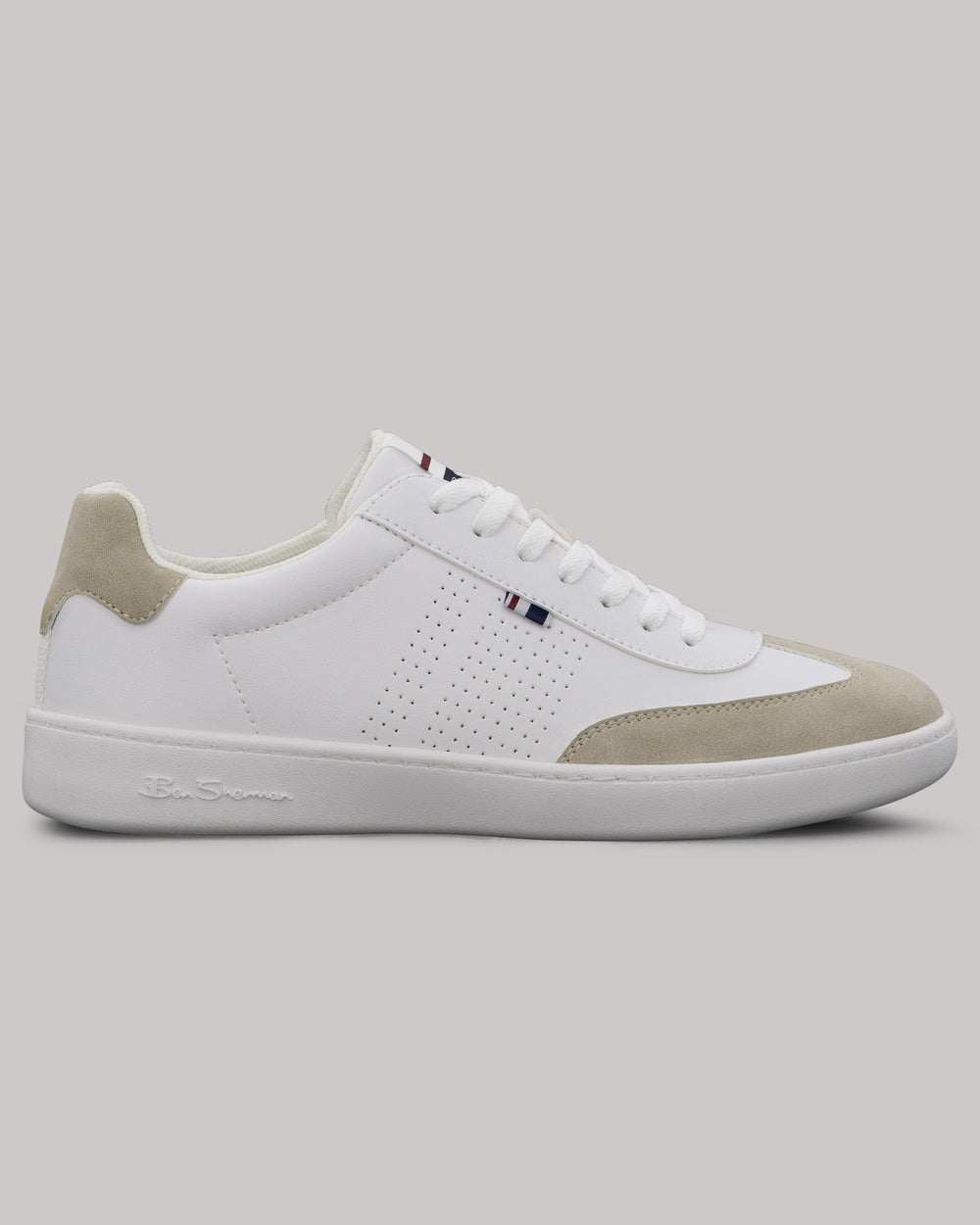 Ben Sherman Glasgow Sneakers Hvide | QGIPM9065