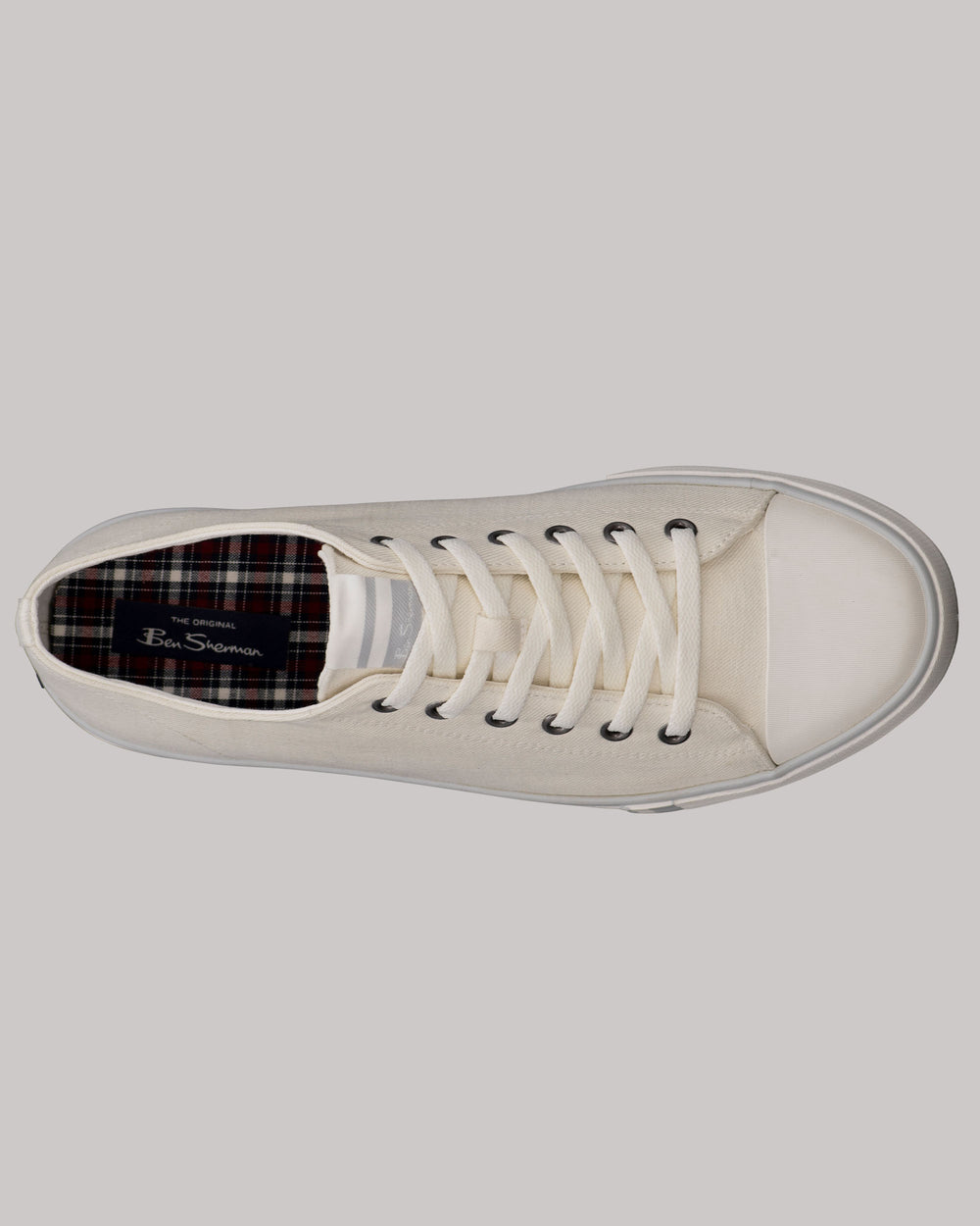 Ben Sherman Hadley Lo Sneakers Hvide | ZBXVQ3746