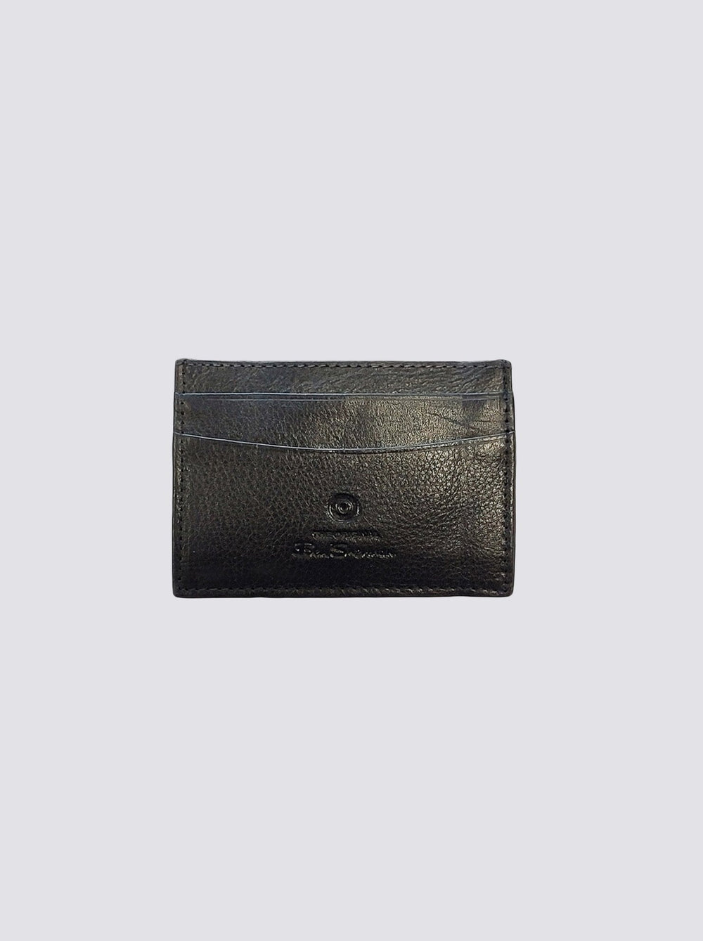 Ben Sherman Koki Leather Card Holder Pung Sort | LKTDA7584