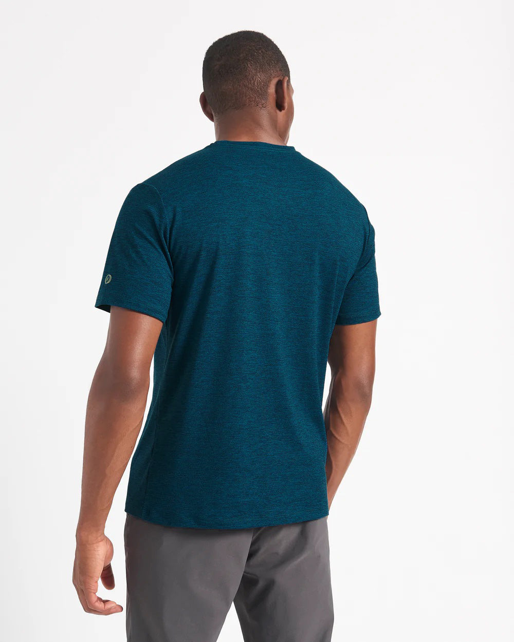 Ben Sherman Performance Stretch Marl Heather T-Shirt Mørkeblå | YRKMV0647