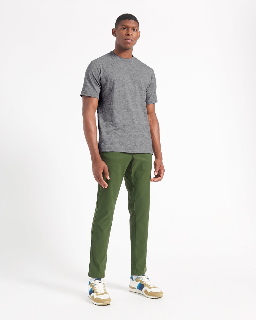 Ben Sherman Performance Stretch Marl T-Shirt Grå | OFIAV6013