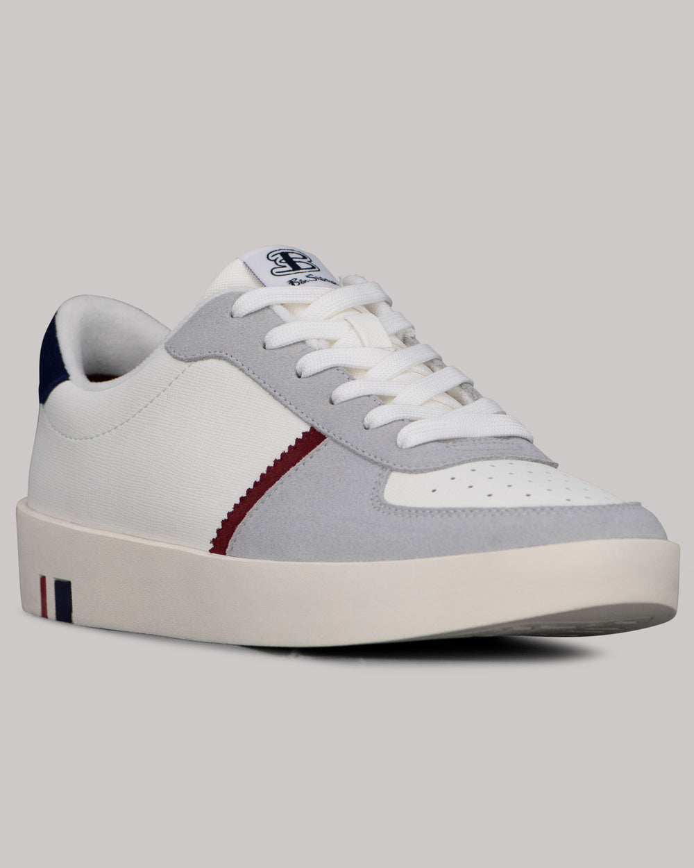 Ben Sherman Richmond Sneakers Hvide Mørkeblå | BMKHT0917