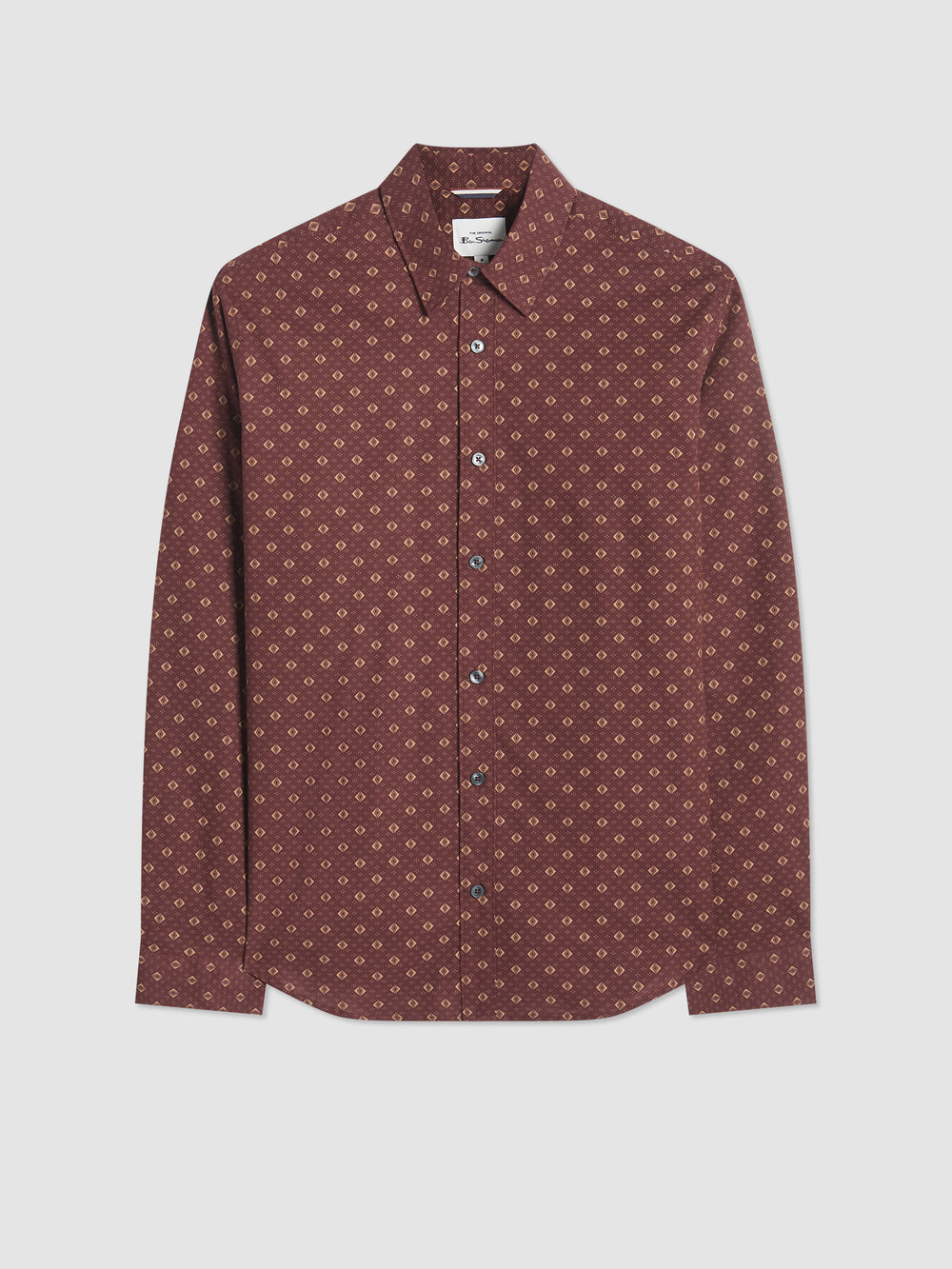 Ben Sherman Signature Geo Skjorte Brune | OEULP3918