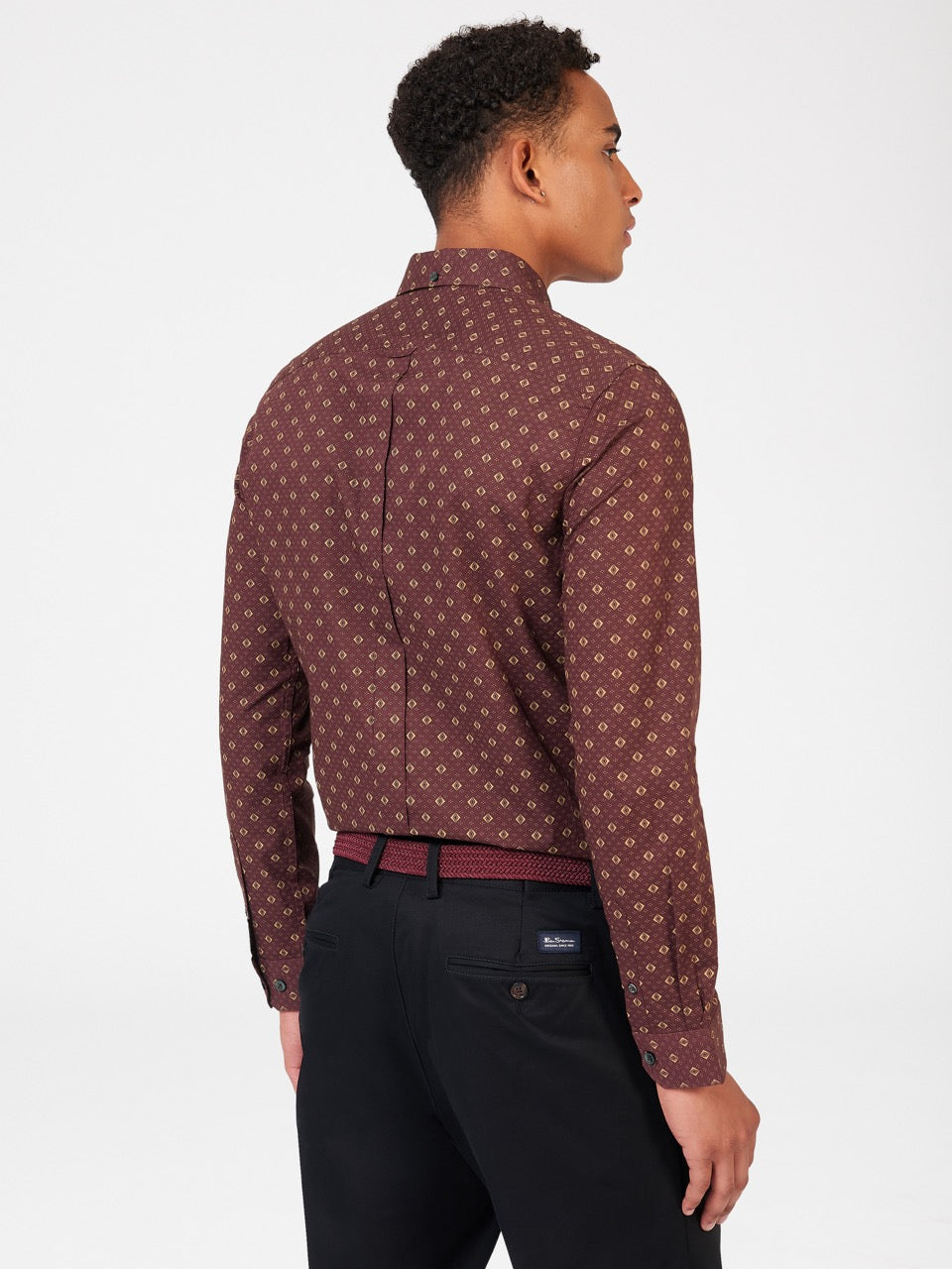 Ben Sherman Signature Geo Skjorte Brune | OEULP3918