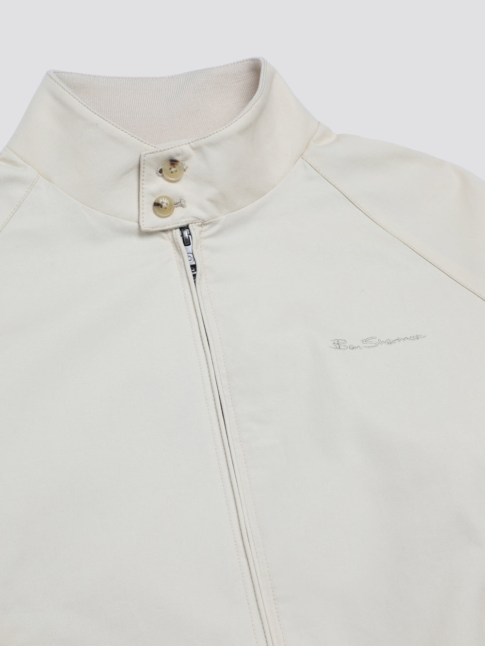 Ben Sherman Signature Harrington Jakker Hvide | JFMOD1590