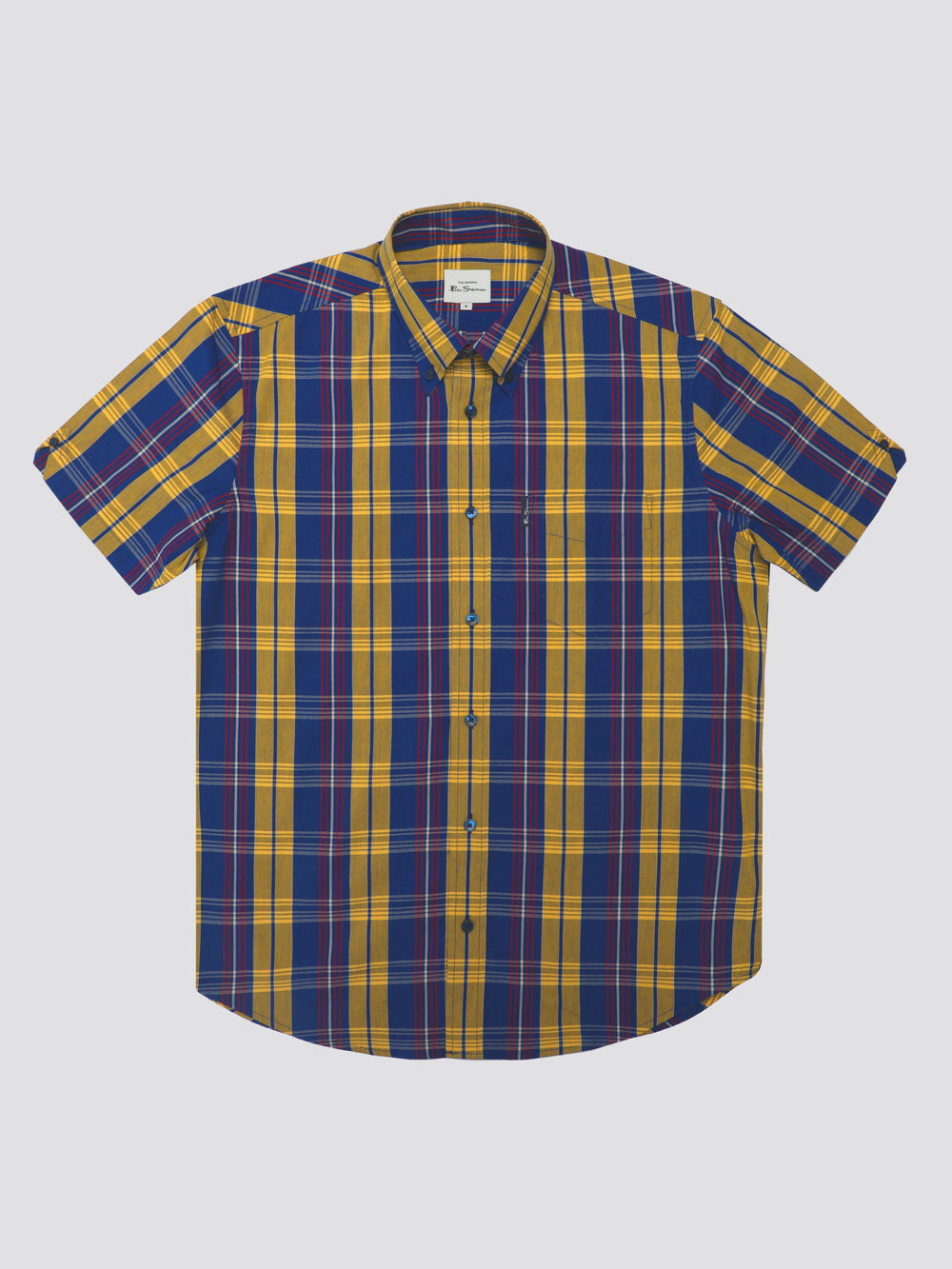 Ben Sherman Signature Irregular Check Skjorte Blå | RCOLT9032