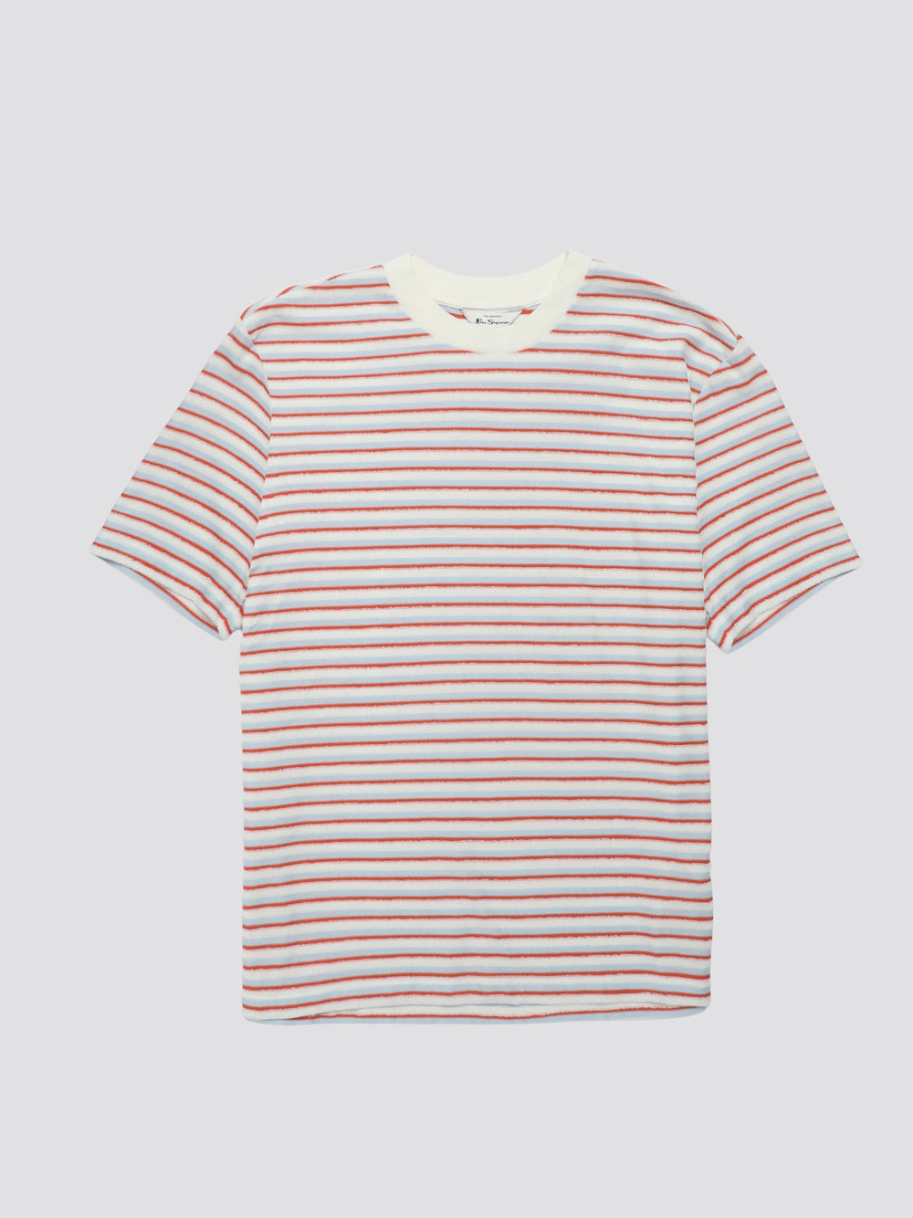 Ben Sherman Signature Loopback Stripe T-Shirt Blå | CLNVU3416