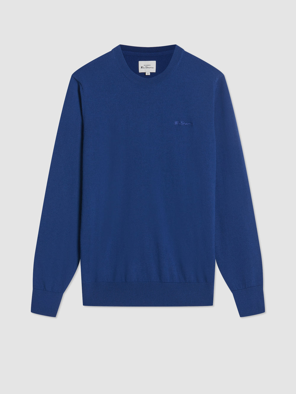 Ben Sherman Signature Merino Crewneck Strikkevarer Blå | BEVCG3845