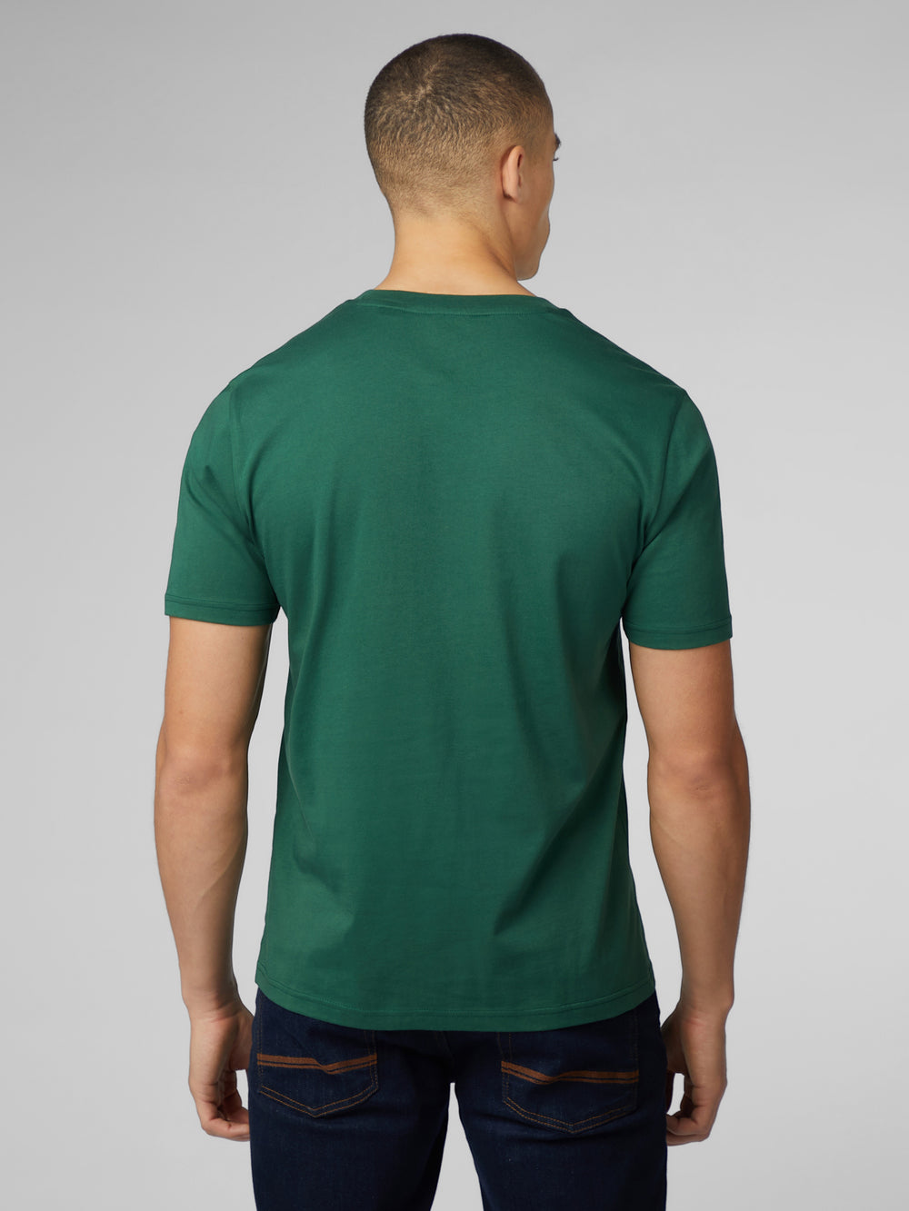 Ben Sherman Signature Mod Head T-Shirt Grøn | BHOAP3578