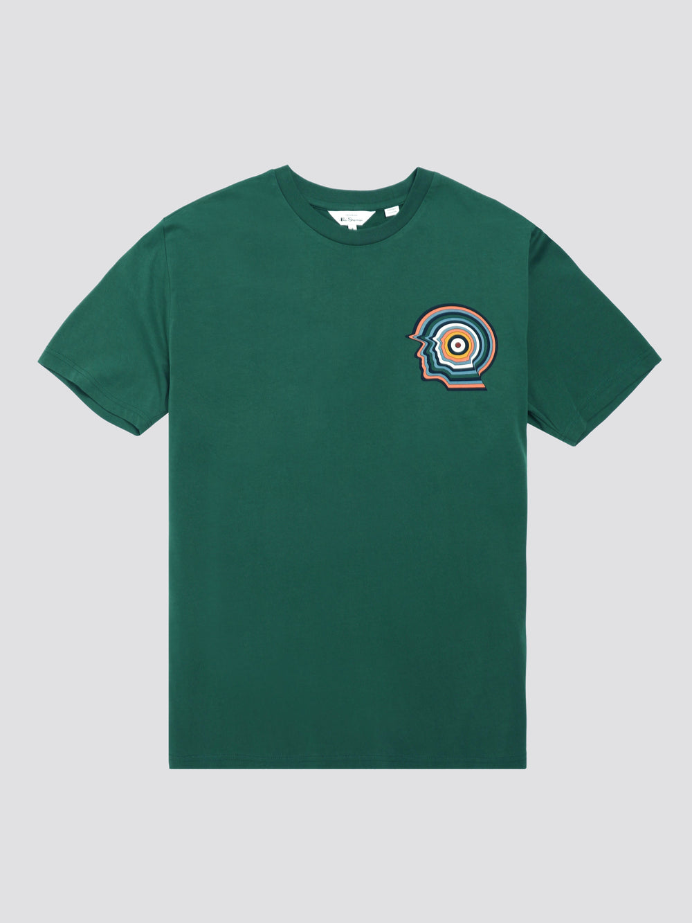 Ben Sherman Signature Mod Head T-Shirt Grøn | BHOAP3578