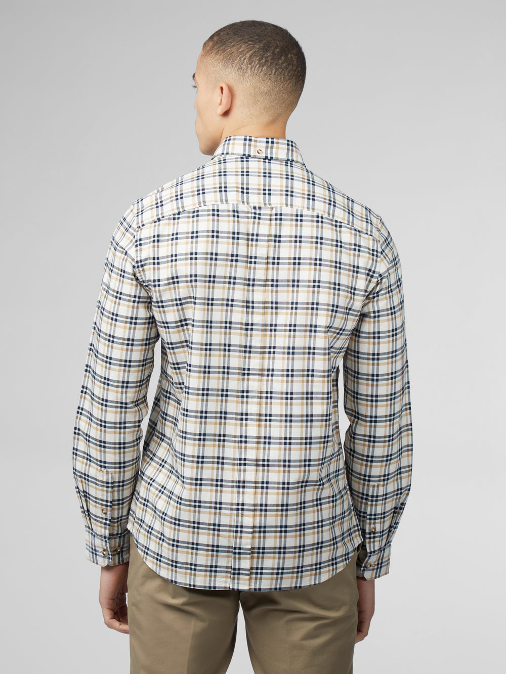 Ben Sherman Signature Oxford Check Skjorte Hvide | KRASU8217