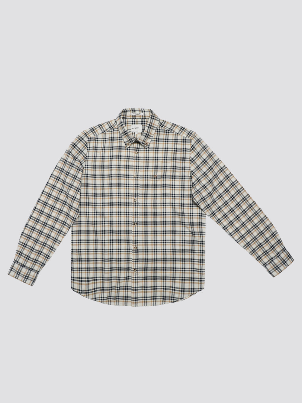 Ben Sherman Signature Oxford Check Skjorte Hvide | KRASU8217