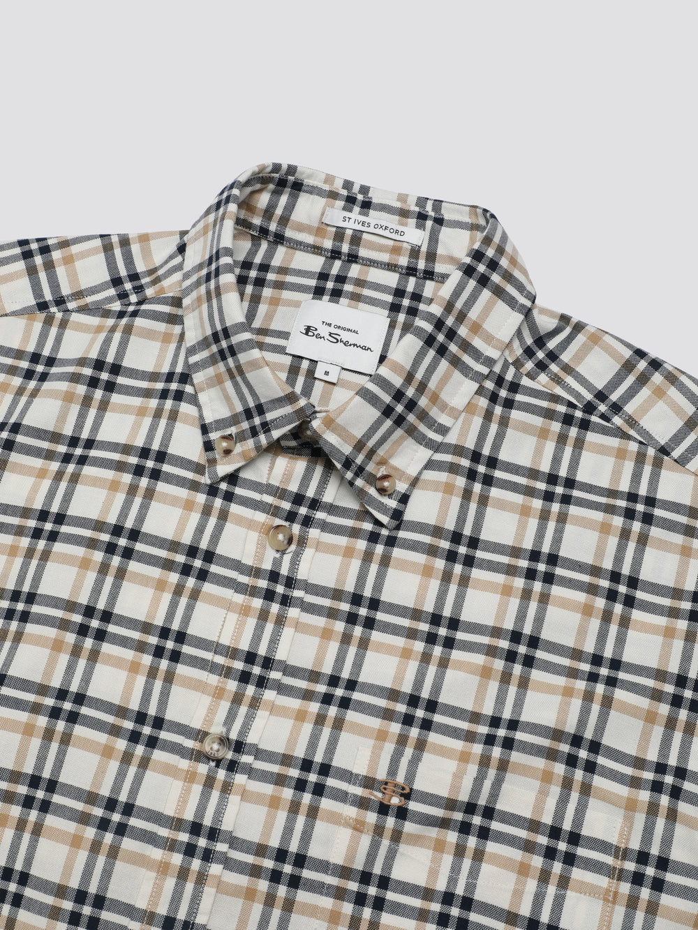 Ben Sherman Signature Oxford Check Skjorte Hvide | KRASU8217