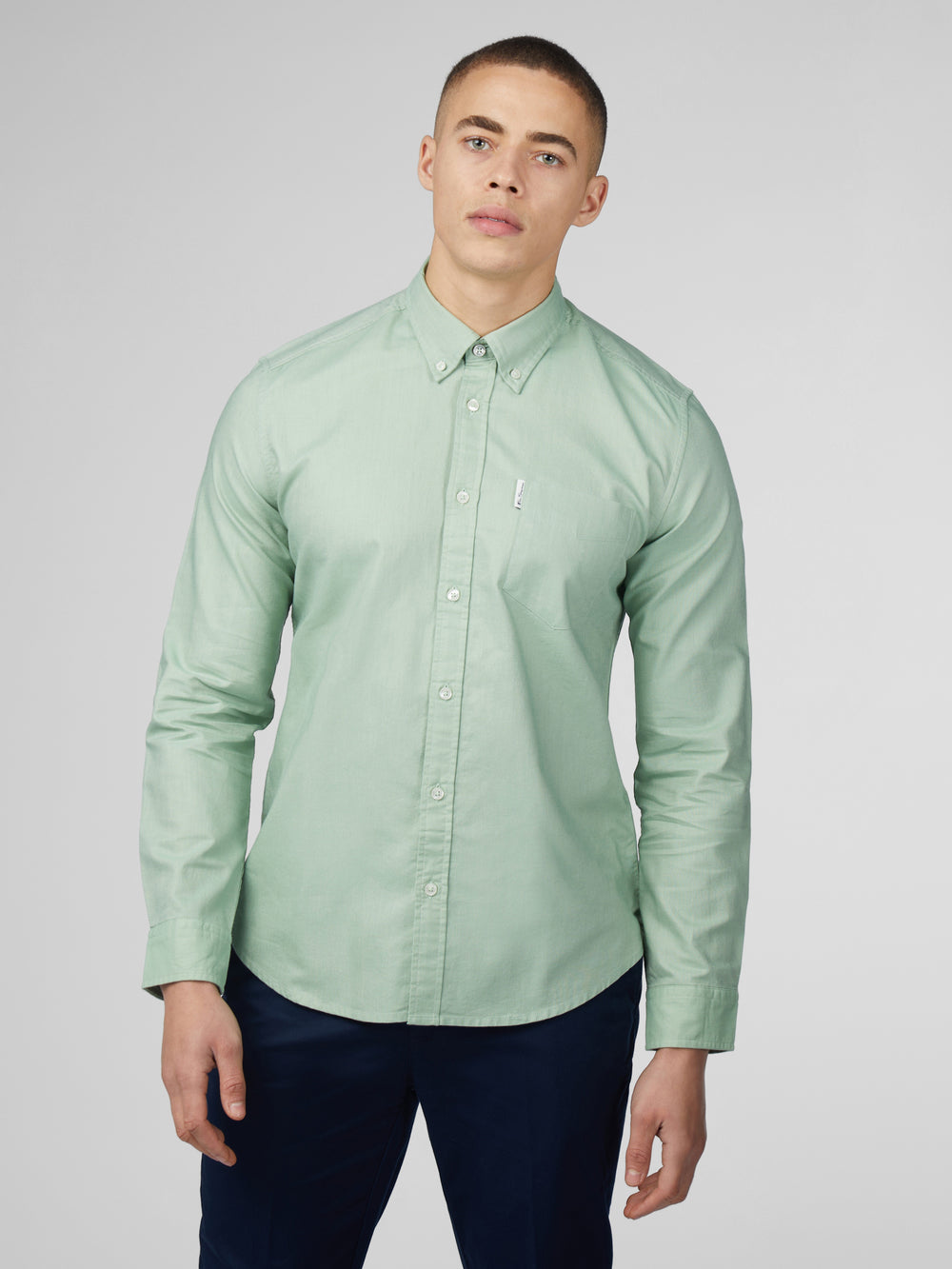 Ben Sherman Signature Oxford Skjorte Grøn | GKZHO8062