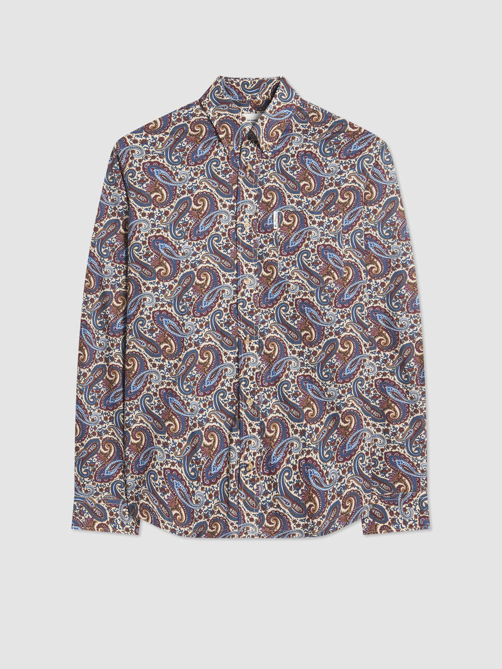 Ben Sherman Signature Paisley Skjorte Flerfarvede | VYRFL8309