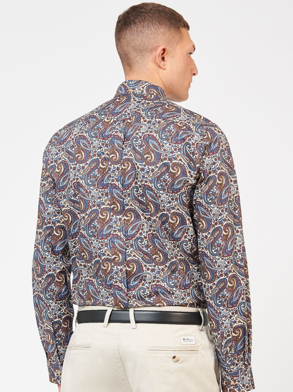 Ben Sherman Signature Paisley Skjorte Flerfarvede | VYRFL8309