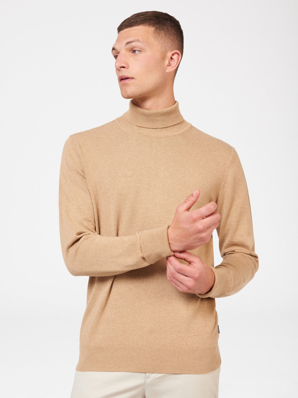 Ben Sherman Signature Roll Neck Strikkevarer Grå | GEWIJ3512