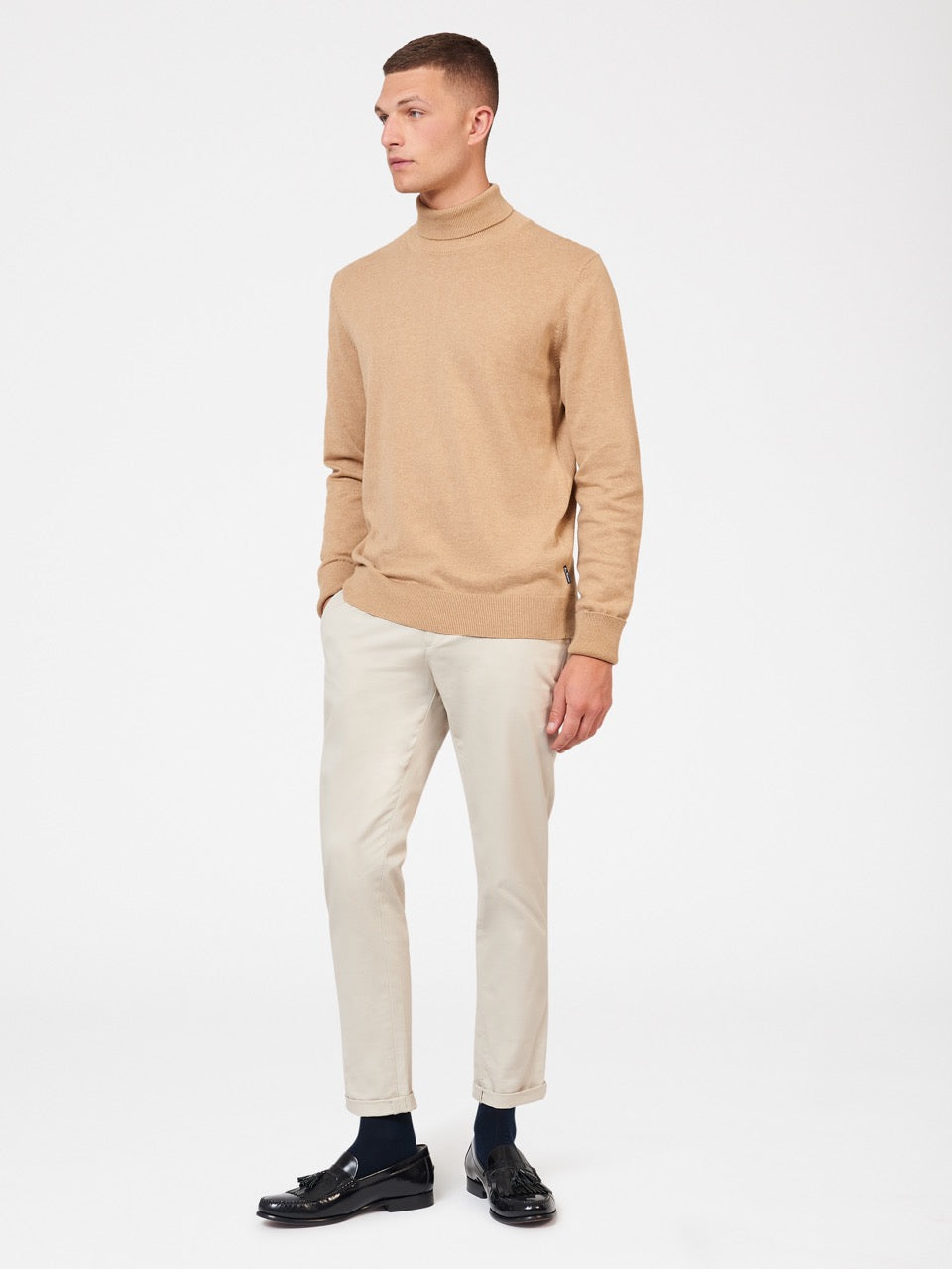 Ben Sherman Signature Roll Neck Strikkevarer Grå | GEWIJ3512