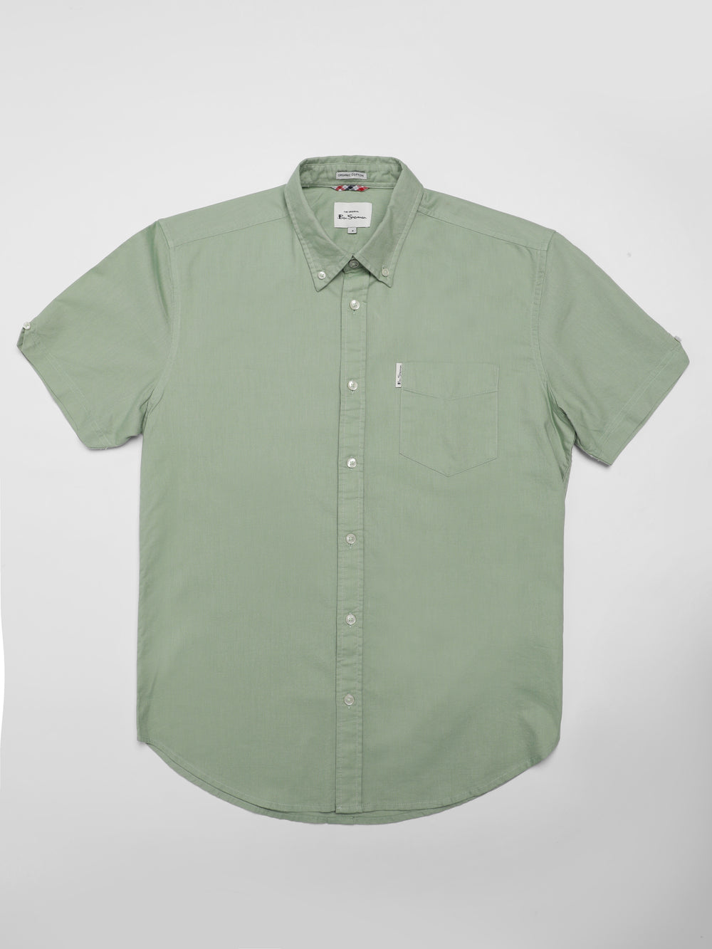 Ben Sherman Signature Short Sleeve Oxford Skjorte Grøn | FKHCP2604