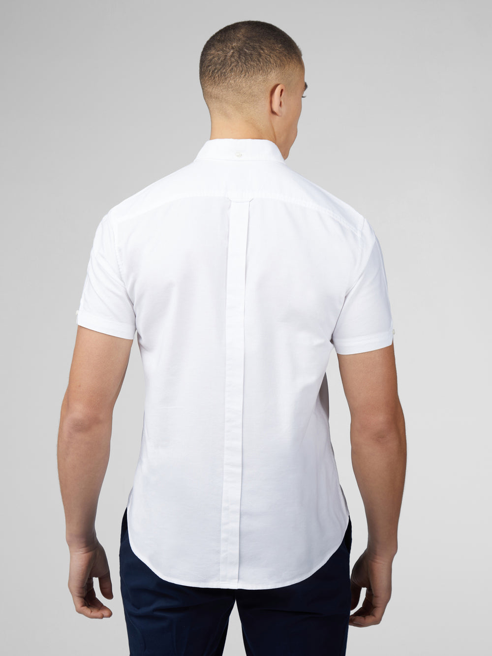 Ben Sherman Signature Short Sleeve Oxford Skjorte Hvide | RMIQV4572