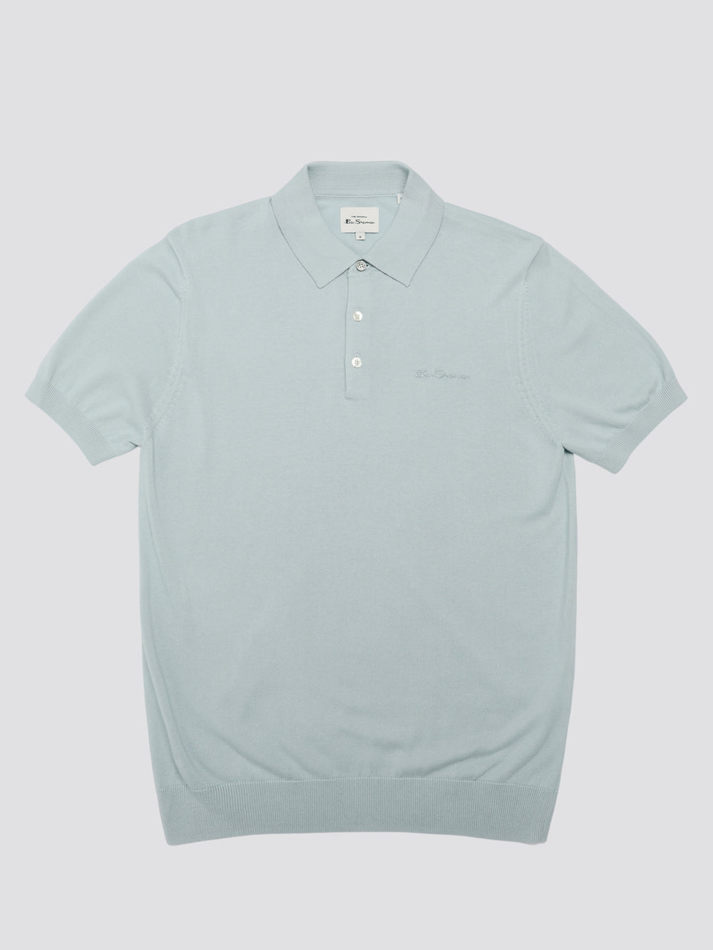 Ben Sherman Signature Short Sleeve Polo Strikkevarer Blå | KJQTL3815