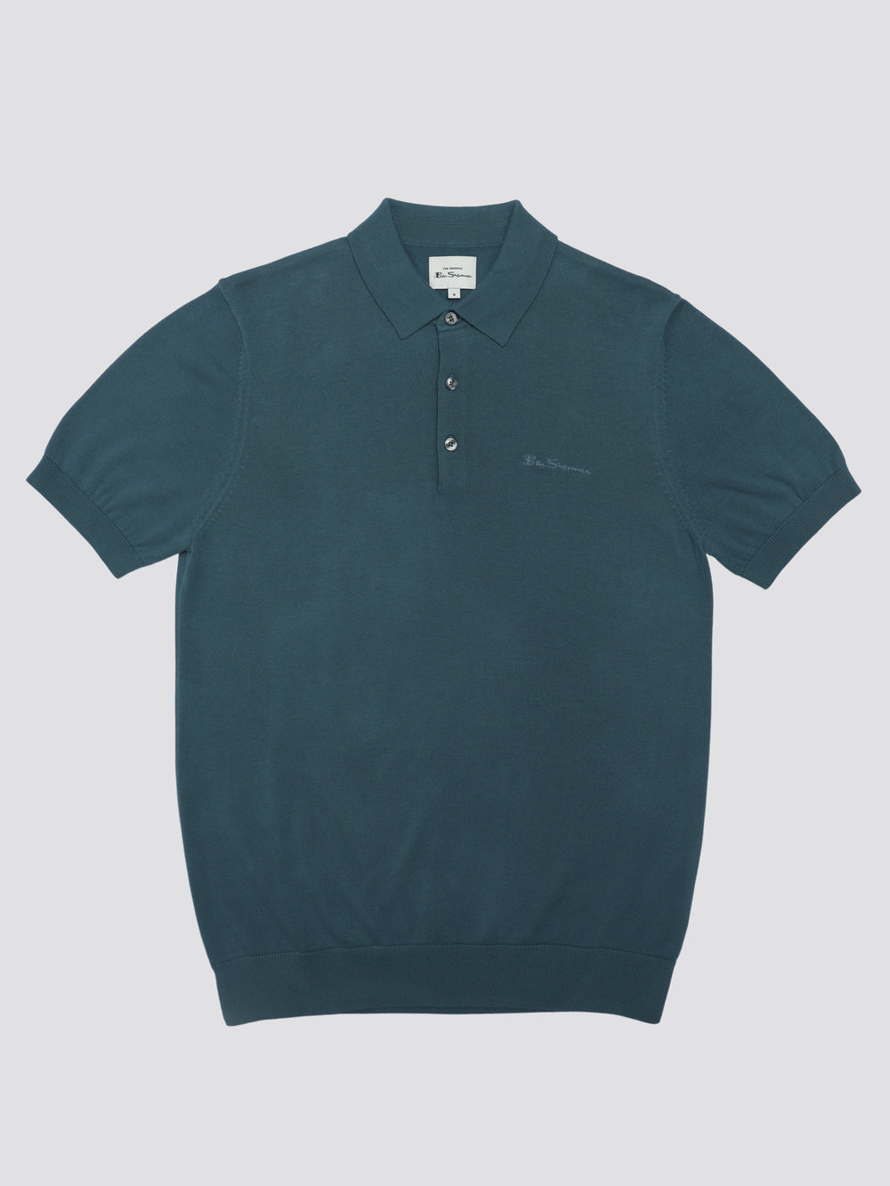 Ben Sherman Signature Short Sleeve Polo Strikkevarer Turkis | REAOY4907