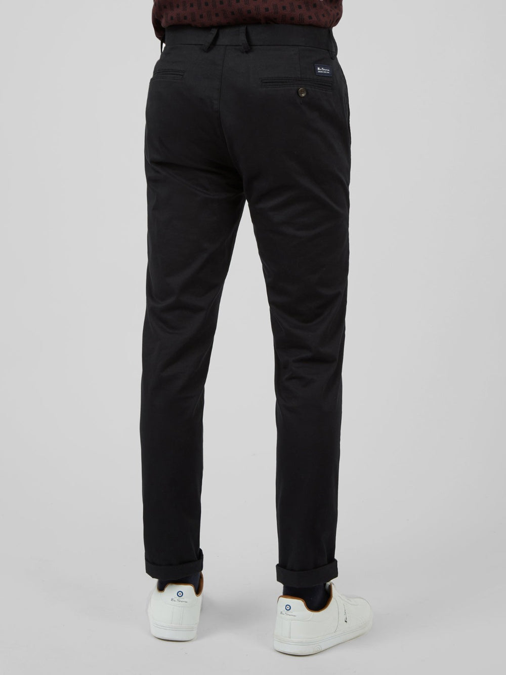 Ben Sherman Signature Skinny Stretch Chino Bukser Sort | CZRTJ8016