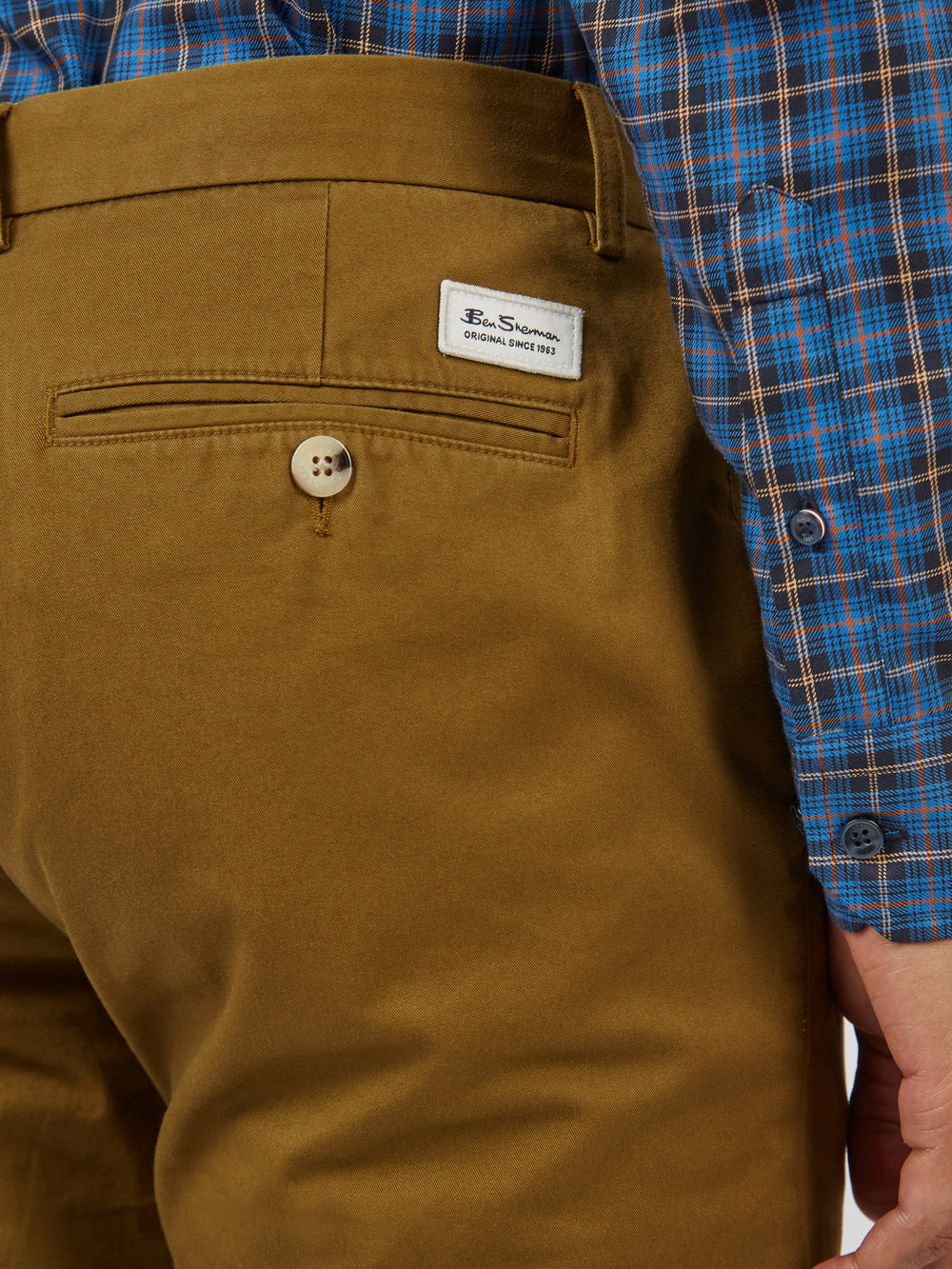 Ben Sherman Signature Skinny Stretch Chino Bukser Brune | WYUAN7924