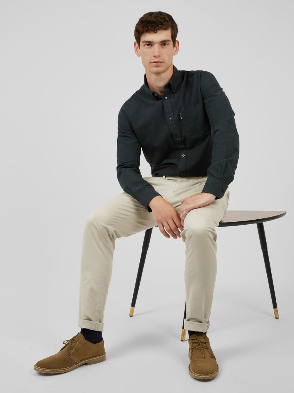 Ben Sherman Signature Skinny Stretch Chino Bukser Hvide | PWYGA0452